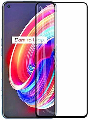 DropFit Edge To Edge Tempered Glass for Realme X7 Pro(Pack of 1)
