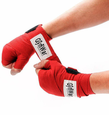 GymWar Wrist Support Gym & Fitness Gloves(Red)