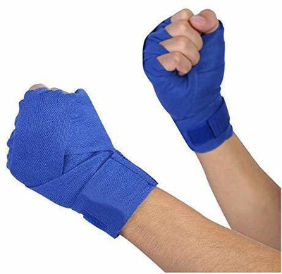 GymWar Wrist Support Gym & Fitness Gloves(Blue)