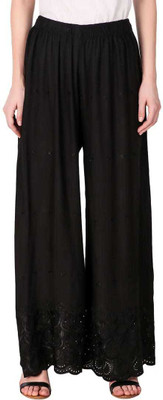 GIRIK FASHION Loose Fit Women Black Trousers