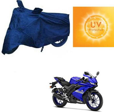 Motoren Waterproof Two Wheeler Cover for Yamaha(R15 V3, Blue)