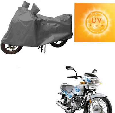 RPSENTTERPR Waterproof Two Wheeler Cover for TVS(Victor GLX, Grey)