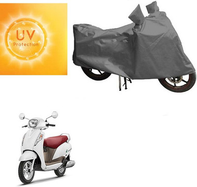 RPSENTTERPR Waterproof Two Wheeler Cover for Suzuki(Access, Grey)