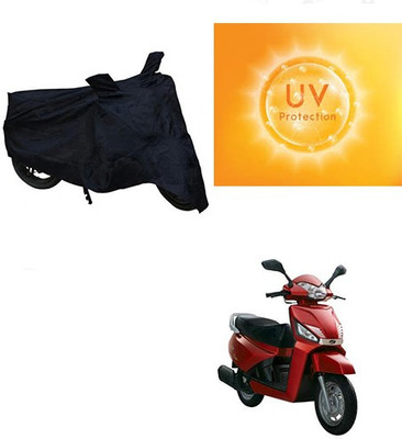 RPSENTTERPR Waterproof Two Wheeler Cover for Mahindra(Gusto, Black)