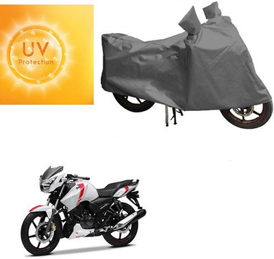 RPSENTTERPR Waterproof Two Wheeler Cover for TVS(Apache RTR 160, Grey)