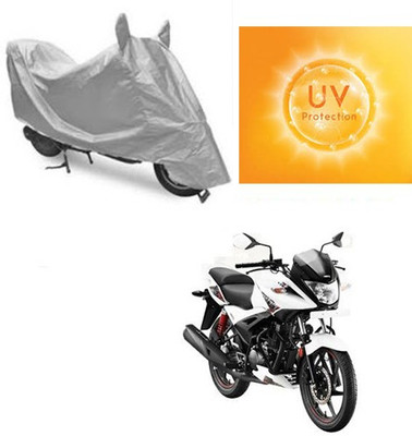 RPSENTTERPR Waterproof Two Wheeler Cover for Hero(Ignitor, Silver)