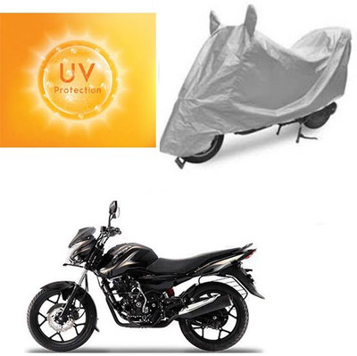 SANJU Waterproof Two Wheeler Cover for Bajaj(Discover 150 s, Silver)