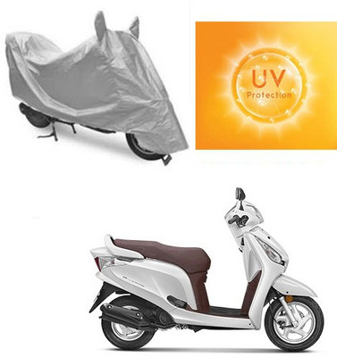 MOTOWORLD Waterproof Two Wheeler Cover for Honda(Aviator, Grey)