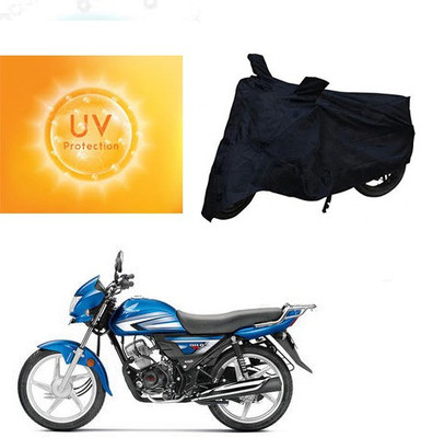 SANJU Waterproof Two Wheeler Cover for Hero(CD 110 Dream, Black)
