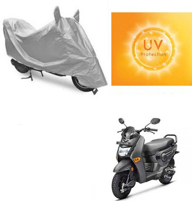 RPSENTTERPR Waterproof Two Wheeler Cover for Honda(Cliq, Silver)