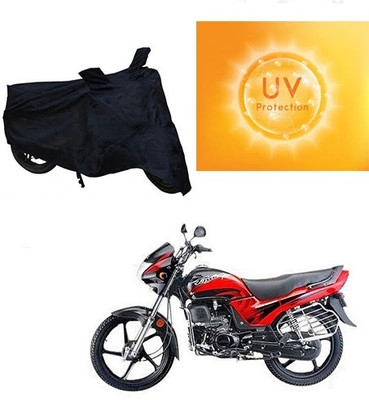 SANJU Waterproof Two Wheeler Cover for Honda(Passion Plus, Black)