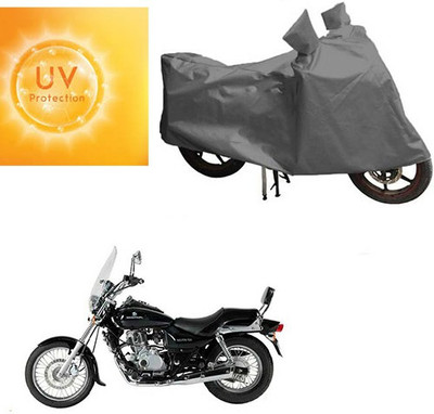 RPSENTTERPR Waterproof Two Wheeler Cover for Bajaj(Avenger 220 DTS-i, Grey)