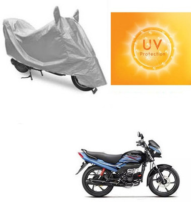 RPSENTTERPR Waterproof Two Wheeler Cover for Honda(Passion Pro, Silver)