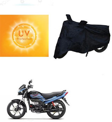 SANJU Waterproof Two Wheeler Cover for Honda(Passion Pro, Black)