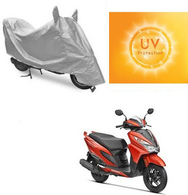 MOTOWORLD Waterproof Two Wheeler Cover for Honda(Grazia, Grey)