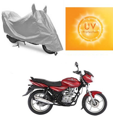 SANJU Waterproof Two Wheeler Cover for Bajaj(Discover 125 DTS-i, Silver)