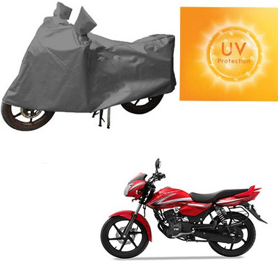 RPSENTTERPR Waterproof Two Wheeler Cover for TVS(Pheonix, Grey)