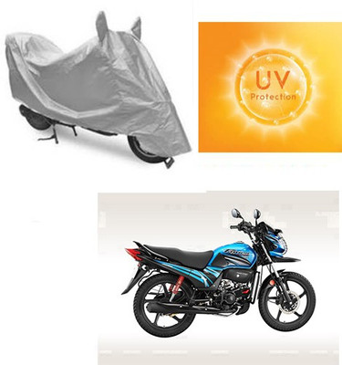 SANJU Waterproof Two Wheeler Cover for Honda(Passion Pro TR, Silver)