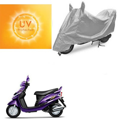 SANJU Waterproof Two Wheeler Cover for Mahindra(Rodeo RZ, Silver)
