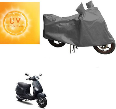 RPSENTTERPR Waterproof Two Wheeler Cover for Piaggio(Vespa LX, Grey)