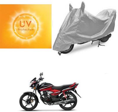 SANJU Waterproof Two Wheeler Cover for Honda(CB Shine, Silver)