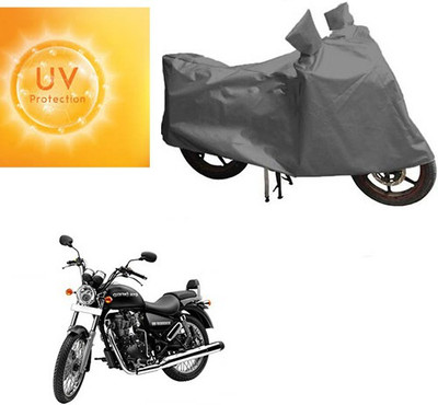 RPSENTTERPR Waterproof Two Wheeler Cover for Royal Enfield(Thunderbird 350, Grey)