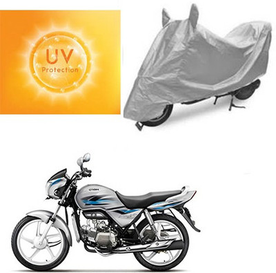 SANJU Waterproof Two Wheeler Cover for Hero(Splendor Pro, Silver)