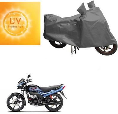 RPSENTTERPR Waterproof Two Wheeler Cover for Honda(Passion Pro, Grey)
