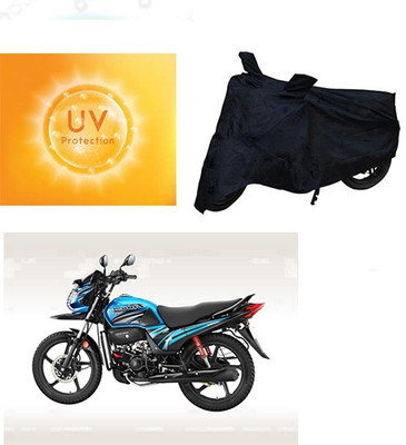 SANJU Waterproof Two Wheeler Cover for Honda(Passion Pro TR, Black)