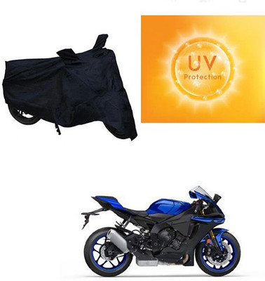 SANJU Waterproof Two Wheeler Cover for Yamaha(YZF R1, Black)