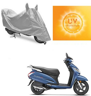 MOTOWORLD Waterproof Two Wheeler Cover for Honda(Activa 125, Grey)