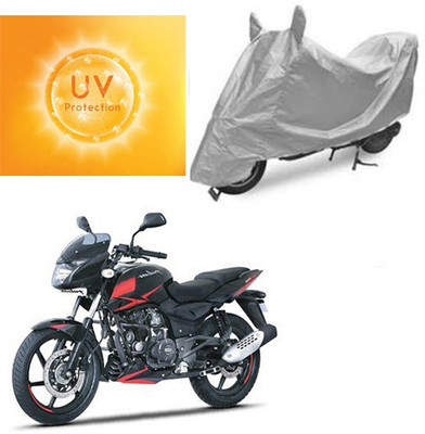 SANJU Waterproof Two Wheeler Cover for Bajaj(Pulsar 180 DTS-i, Silver)