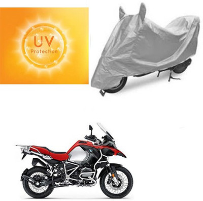 saanvi Waterproof Two Wheeler Cover for BMW(R 1200 GS, Silver)