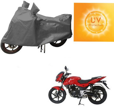 RPSENTTERPR Waterproof Two Wheeler Cover for Bajaj(Pulsar 200 NS DTS-i, Grey)