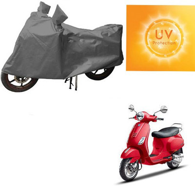 RPSENTTERPR Waterproof Two Wheeler Cover for Piaggio(Vespa VXL, Grey)