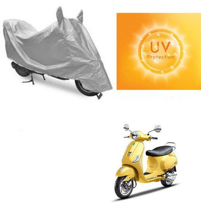 RPSENTTERPR Waterproof Two Wheeler Cover for Piaggio(Vespa SXL, Silver)