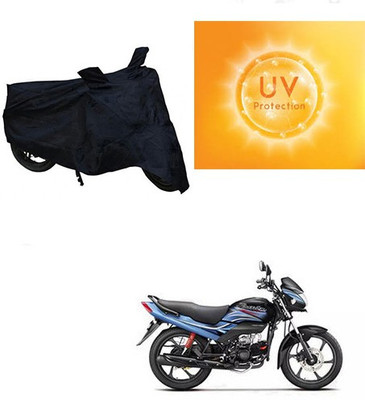 SANJU Waterproof Two Wheeler Cover for Honda(Passion Pro, Black)