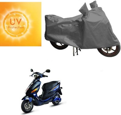 RPSENTTERPR Waterproof Two Wheeler Cover for Hero(Electric Cruz, Grey)