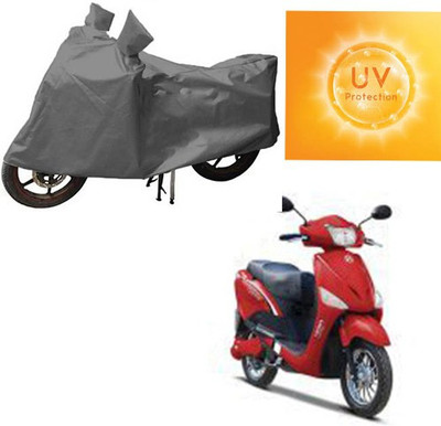 RPSENTTERPR Waterproof Two Wheeler Cover for Hero(E Scoot, Grey)