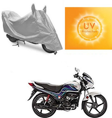 RPSENTTERPR Waterproof Two Wheeler Cover for Hero(Passion Pro TR, Silver)