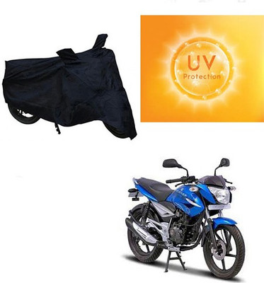MMSSTAR Waterproof Two Wheeler Cover for Bajaj(XCD 125cc, Black)