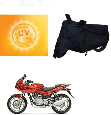 SANJU Waterproof Two Wheeler Cover for Bajaj(Pulsar 220 DTS-i, Black)