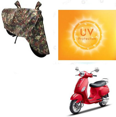 SANJU Waterproof Two Wheeler Cover for Piaggio(Vespa VXL, Multicolor)
