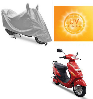 SANJU Waterproof Two Wheeler Cover for Hero(E Sprint, Silver)