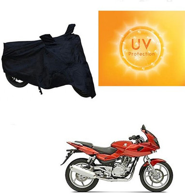 SANJU Waterproof Two Wheeler Cover for Bajaj(Pulsar 220 DTS-i, Black)
