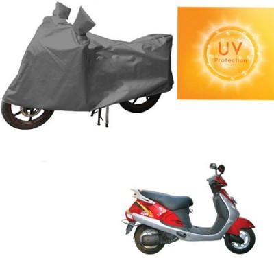 RPSENTTERPR Waterproof Two Wheeler Cover for Kinetic(Nova, Grey)