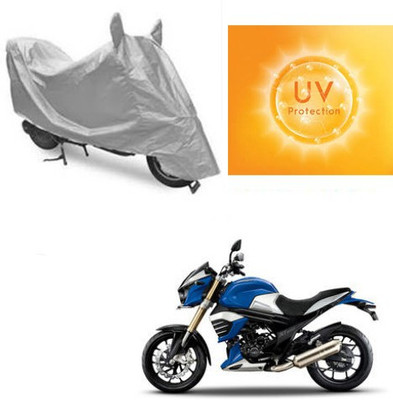 RPSENTTERPR Waterproof Two Wheeler Cover for Mahindra(MOJO XT 300, Silver)