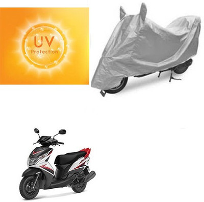 SANJU Waterproof Two Wheeler Cover for Yamaha(Ray Z, Silver)