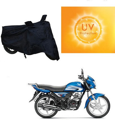 SANJU Waterproof Two Wheeler Cover for Hero(CD 110 Dream, Black)