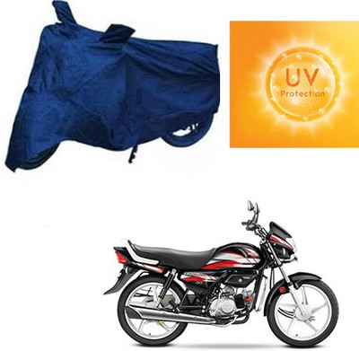 Motoren Waterproof Two Wheeler Cover for Hero(CD deluxe, Blue)